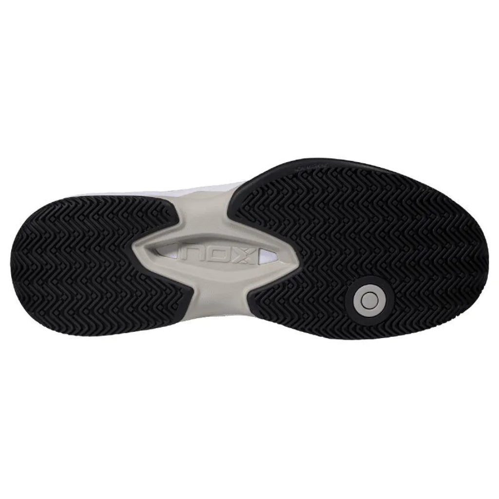 Chaussures padel Nox AT10 Pro gris noir — vue de profil