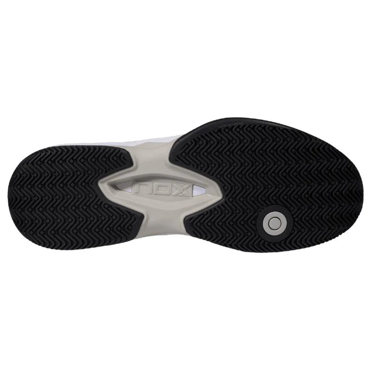 Chaussures padel Nox AT10 Pro gris noir — vue de profil