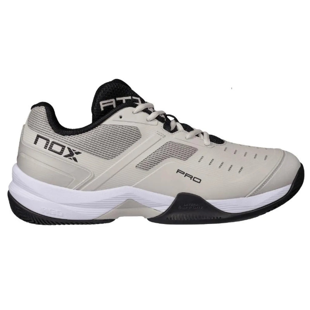 Chaussures padel Nox AT10 Pro gris noir — vue de face