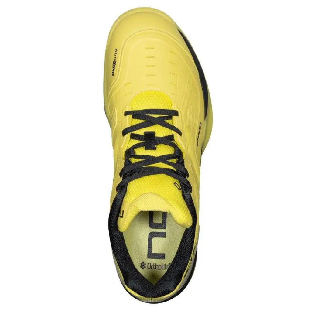 Chaussures padel Nox AT10 Pro jaune noir — vue de profil 2