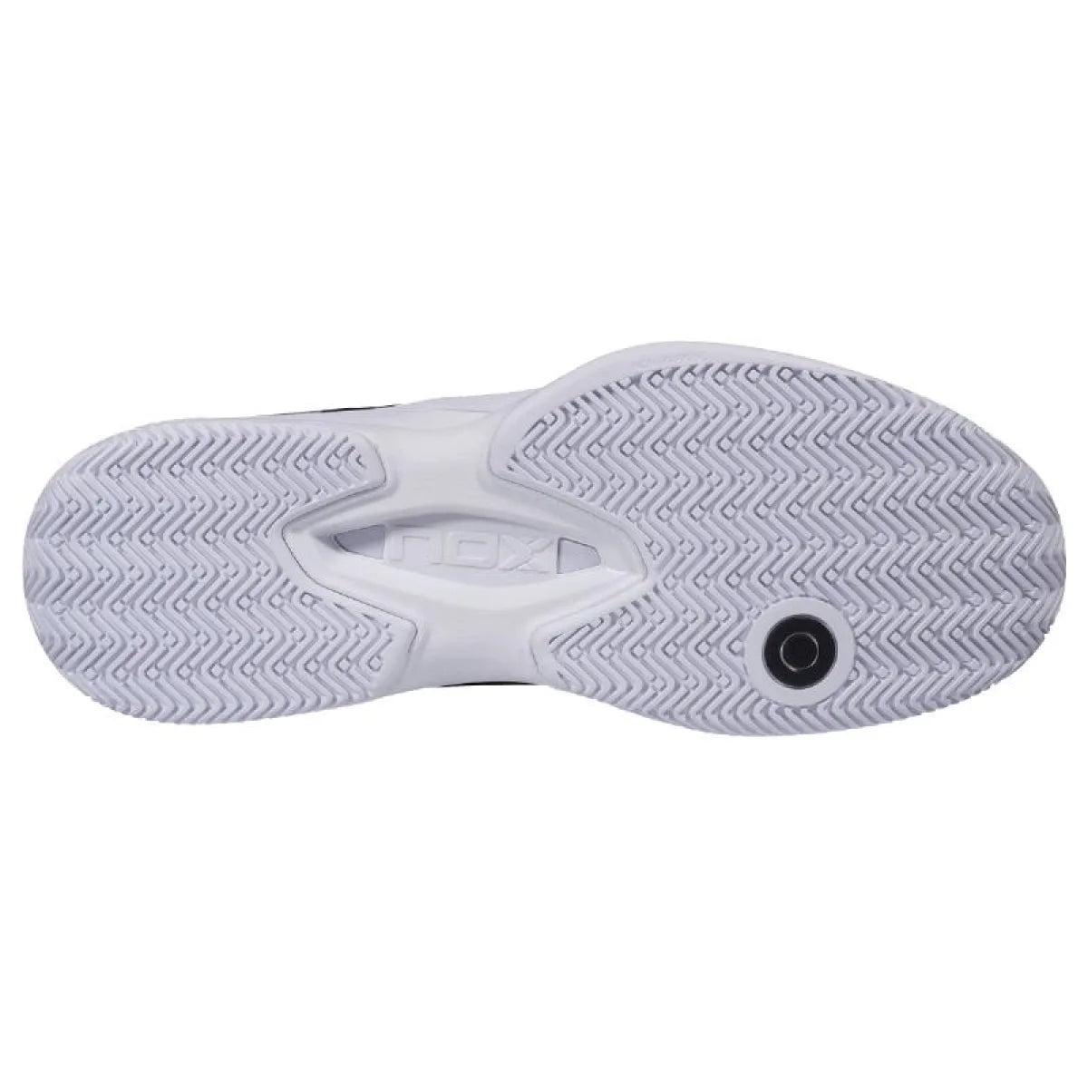 Chaussures padel Nox AT10 Pro noir blanc — vue de profil