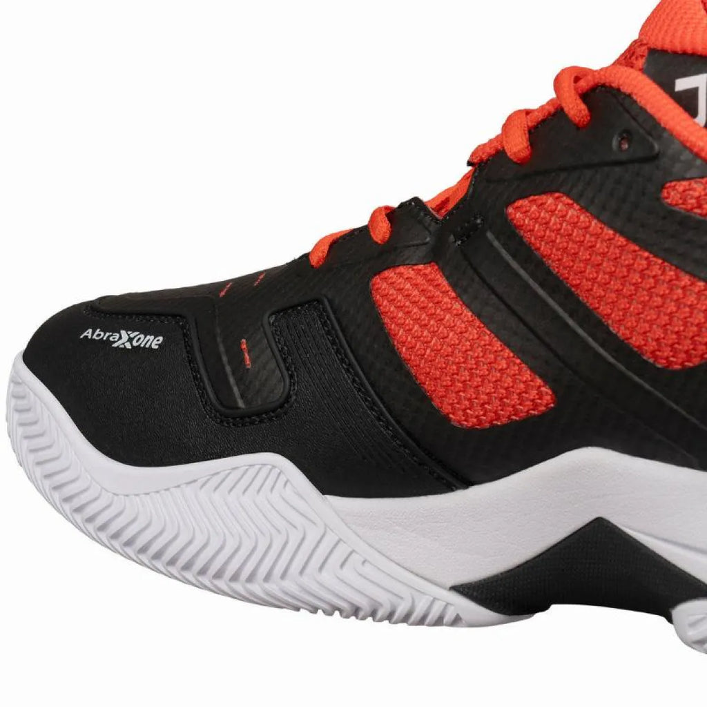 Chaussures padel Nox AT10 Pro noir rouge — vue de dos