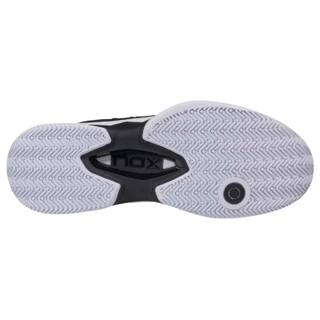 Chaussures padel Nox ML10 Hexa noir blanc — vue de profil