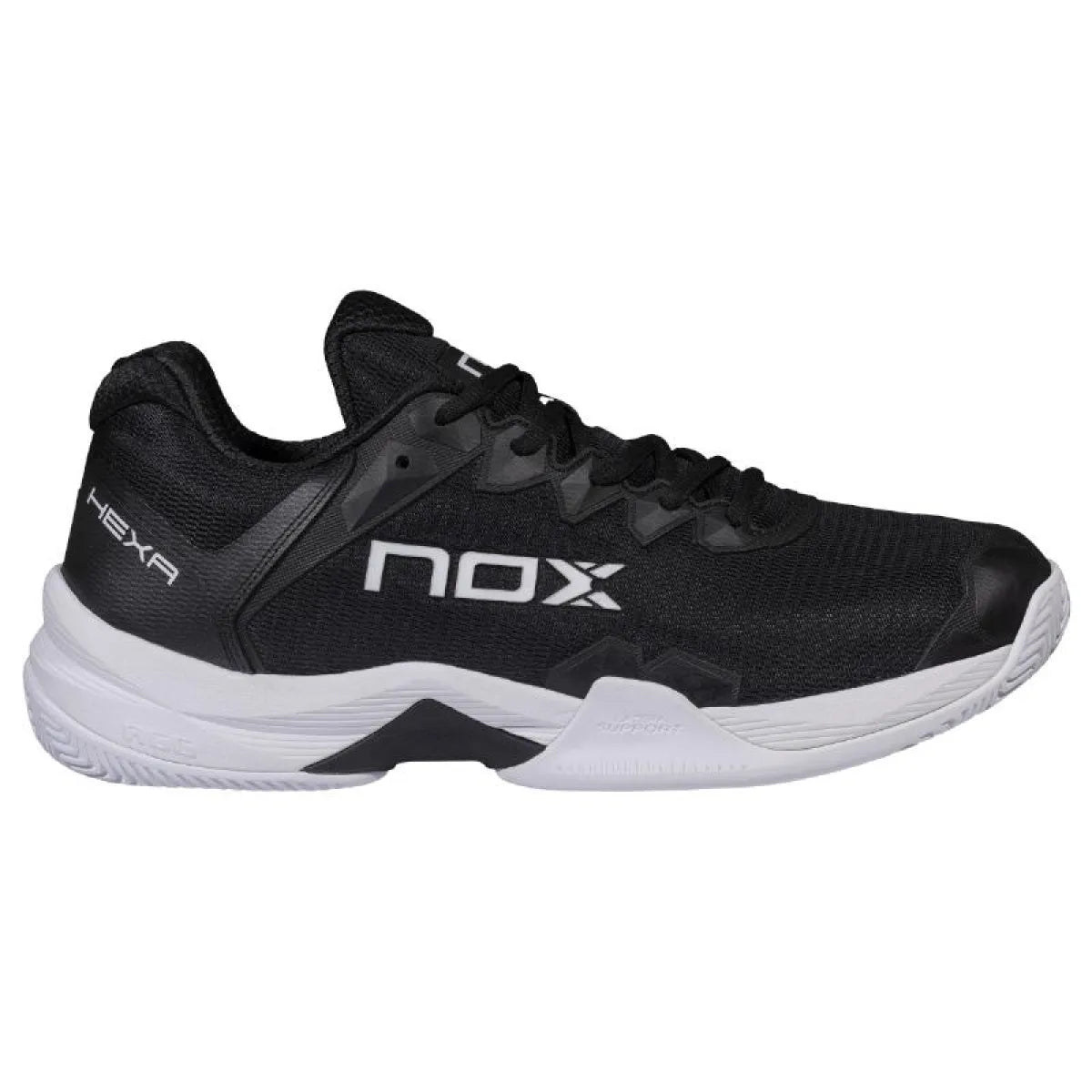 Chaussures padel Nox ML10 Hexa noir blanc — vue de face