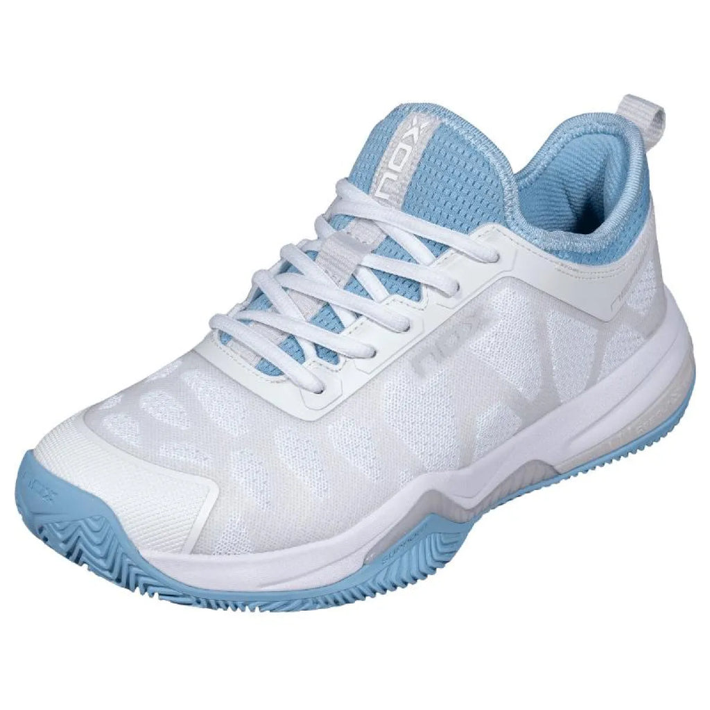 Chaussures padel Nox Nerbo blanc bleu Claro — vue détail 1