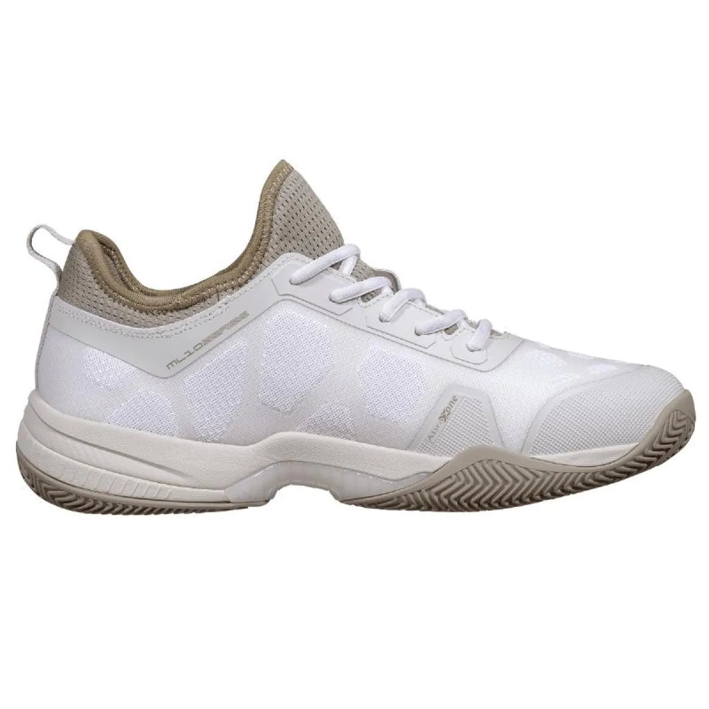 Chaussures padel Nox Nerbo blanc gris Verdoso — vue de profil 2