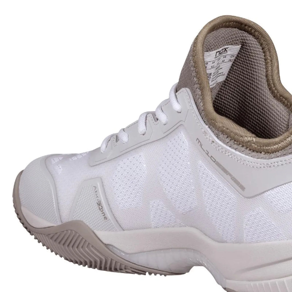 Chaussures padel Nox Nerbo blanc gris Verdoso — vue détail 2