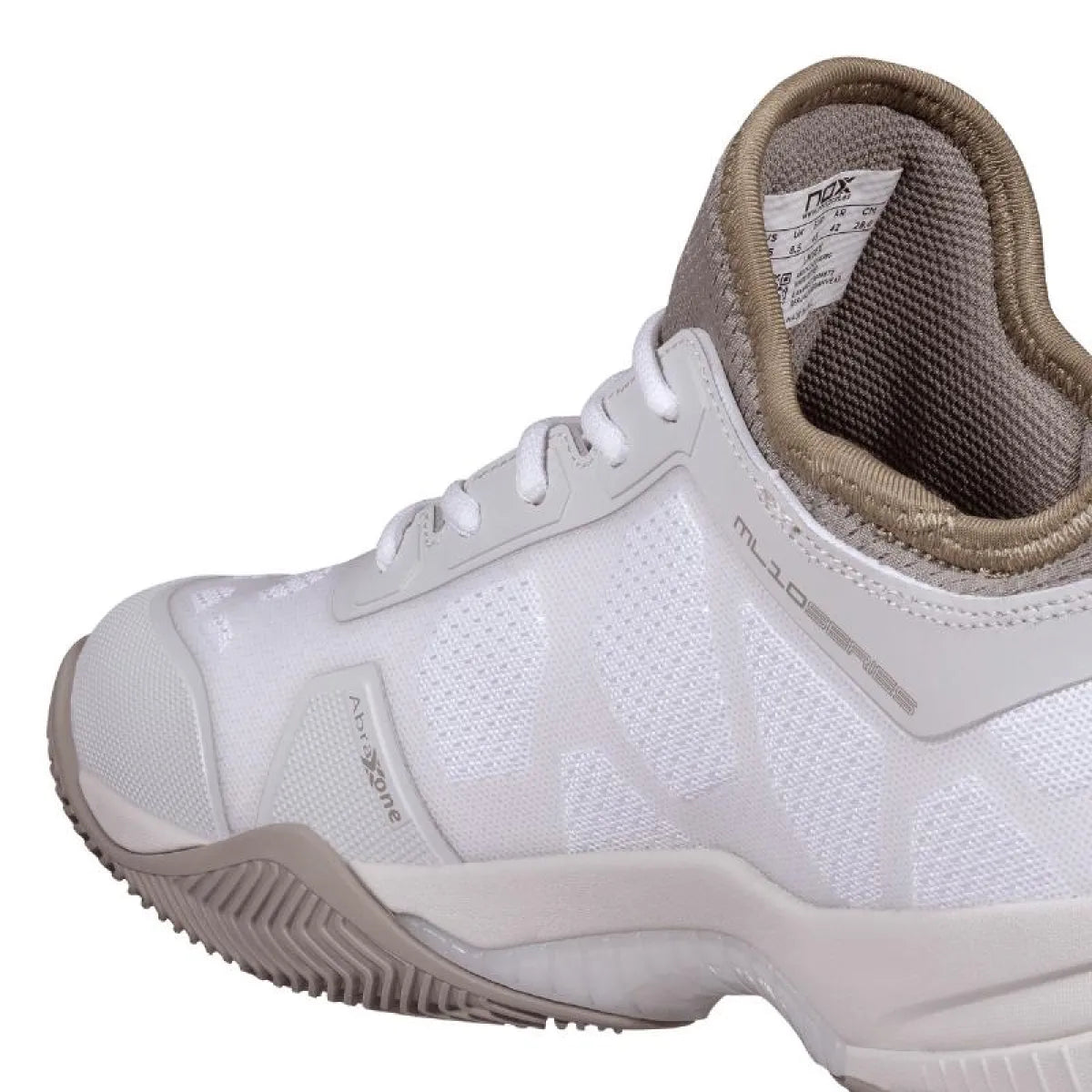 Chaussures padel Nox Nerbo blanc gris Verdoso — vue détail 2