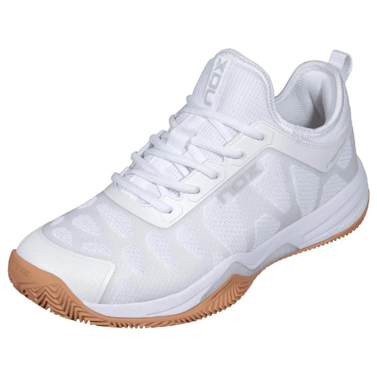 Chaussures padel Nox Nerbo blanc marron — vue détail 1