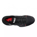Chaussures padel Wilson Bela Pro noir rouge Amapola — vue de profil 2