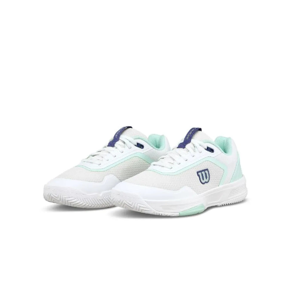 Chaussures padel Wilson Courtglide blanc Aguamarina Mujer — vue en perspective