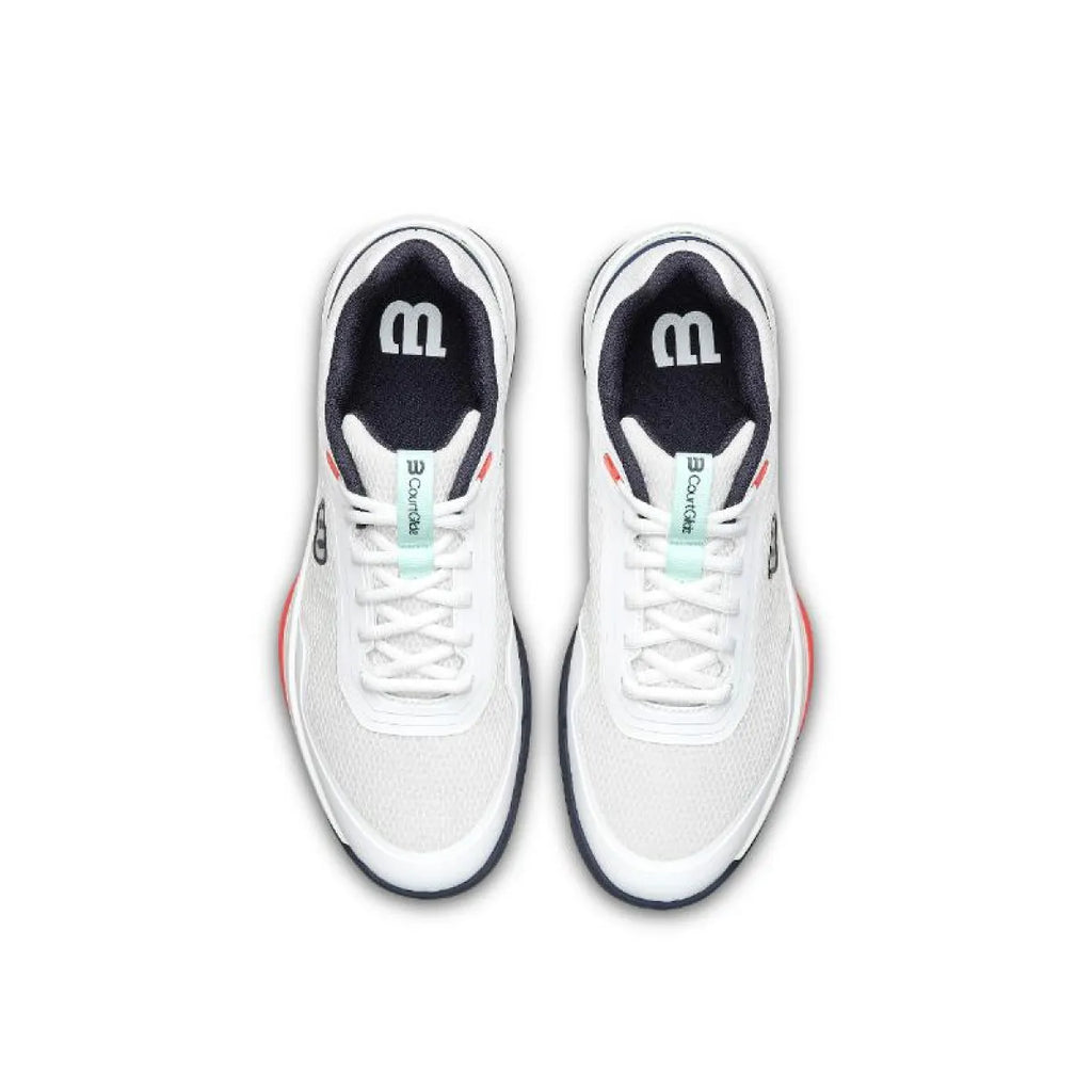 Chaussures padel Wilson Courtglide blanc bleu Marino — vue détail 2