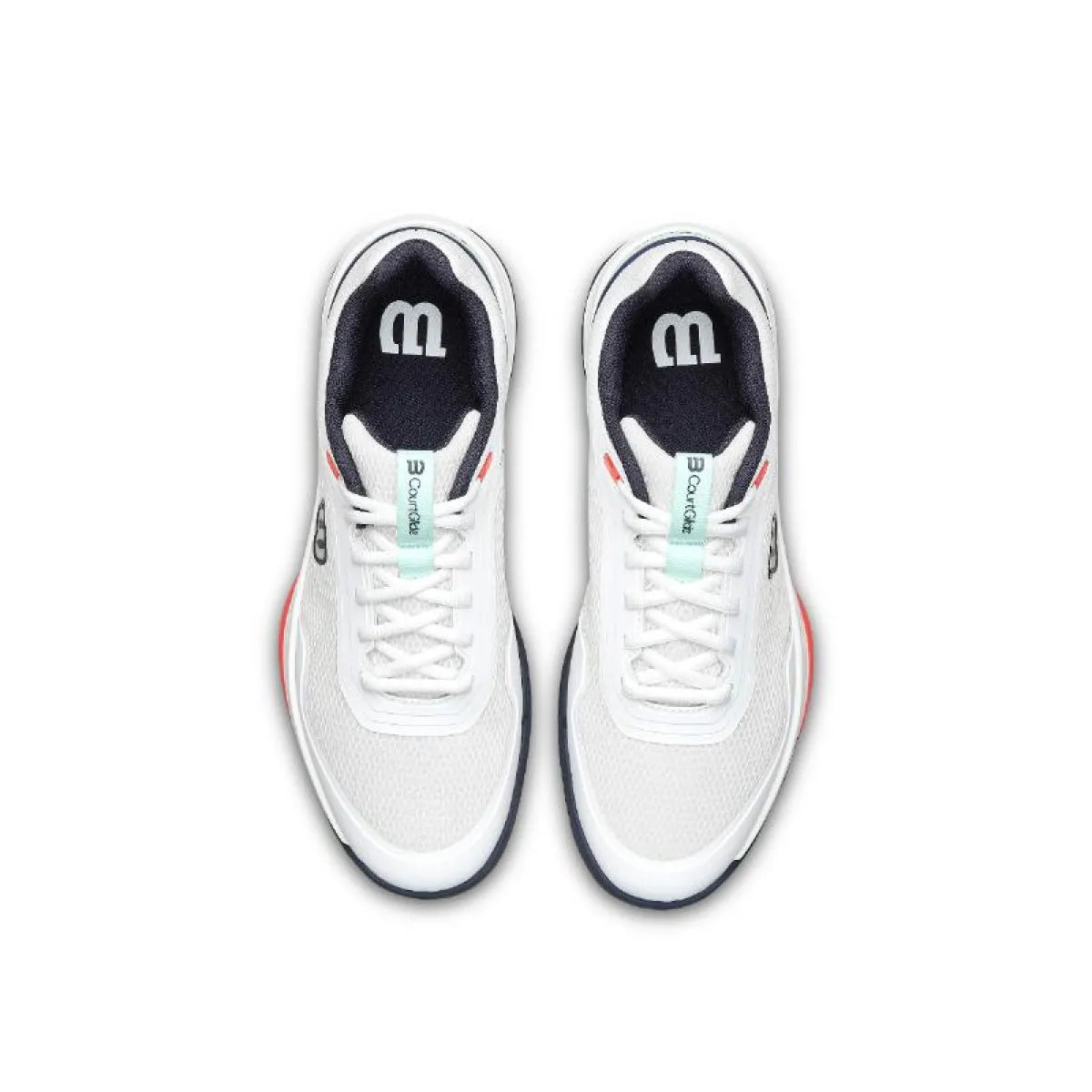 Chaussures padel Wilson Courtglide blanc bleu Marino — vue détail 2