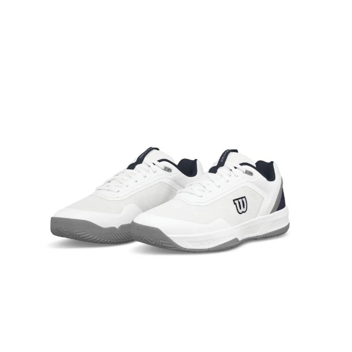 Chaussures padel Wilson Courtglide blanc bleu Marino gris — vue détail 2