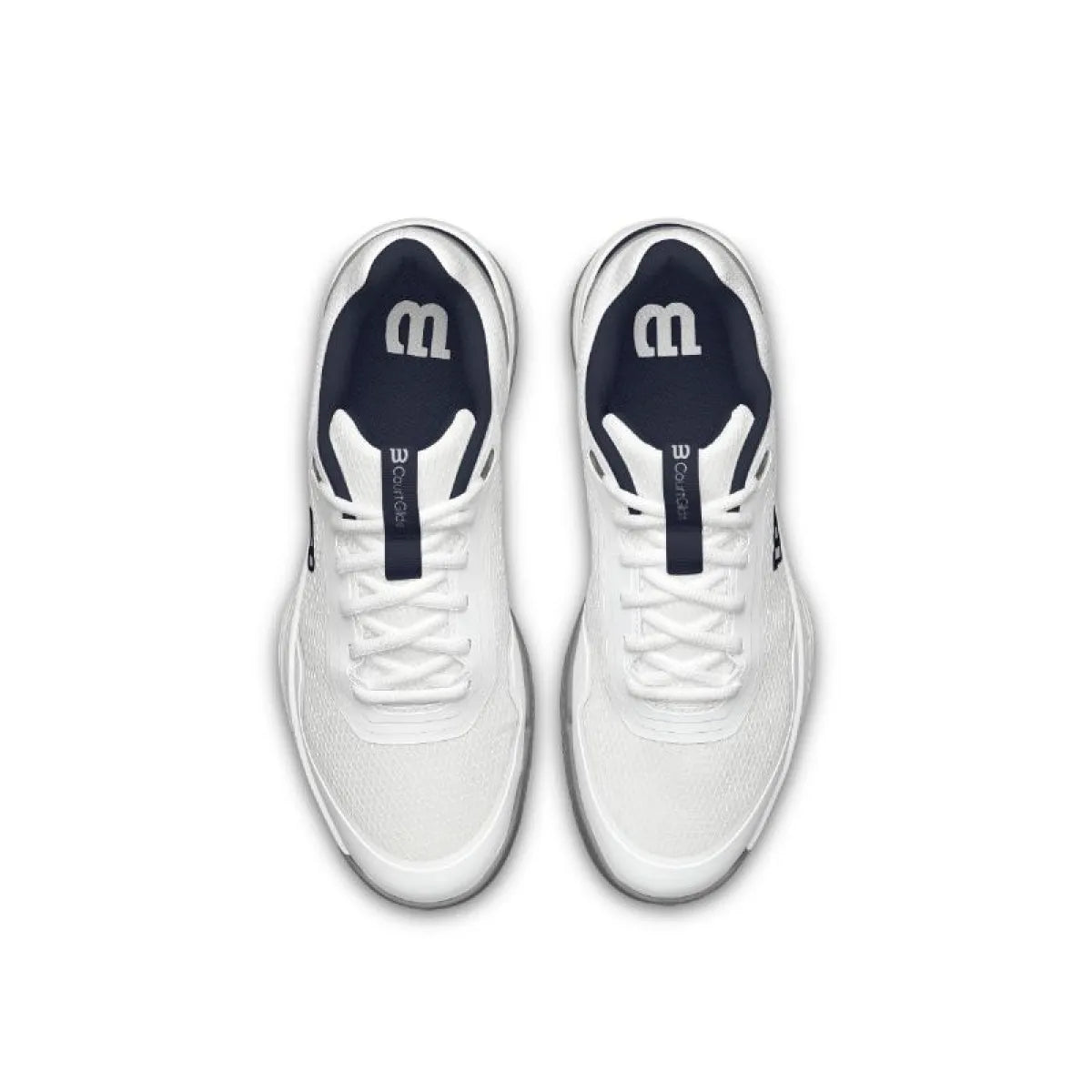 Chaussures padel Wilson Courtglide blanc bleu Marino gris — vue de dos