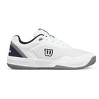 Chaussures padel Wilson Courtglide blanc bleu Marino gris — vue de face