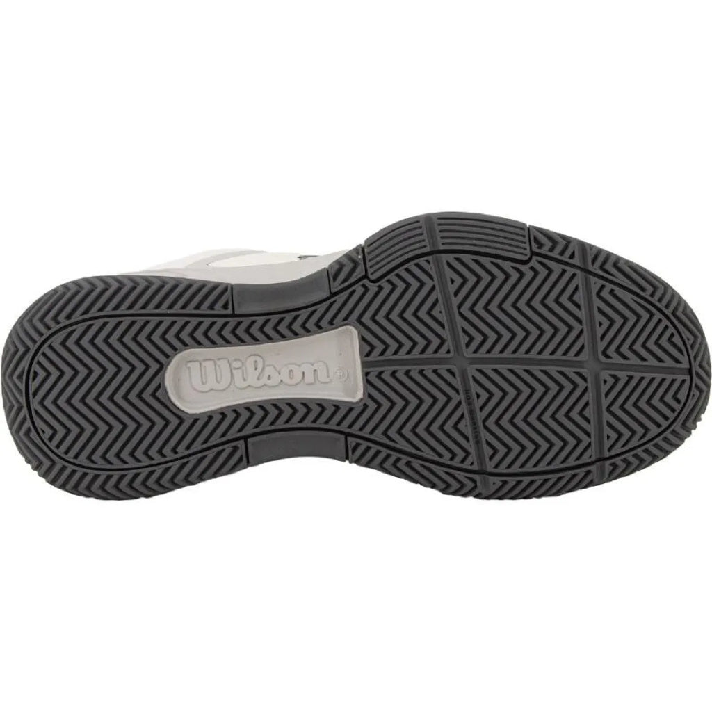 Chaussures padel Wilson Courtglide blanc gris femme — vue de profil
