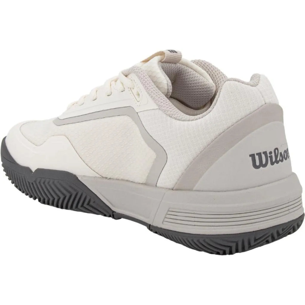 Chaussures padel Wilson Courtglide blanc gris femme — vue détail 2