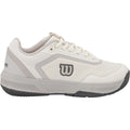 Chaussures padel Wilson Courtglide blanc gris femme — vue de face
