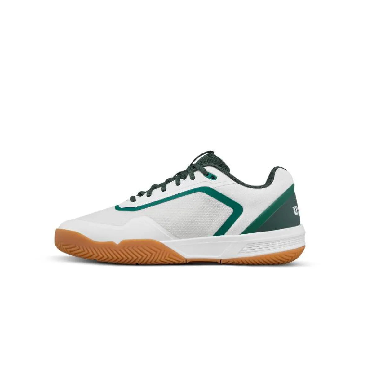 Chaussures padel Wilson Courtglide blanc vert — vue de profil 2