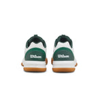 Chaussures padel Wilson Courtglide blanc vert — vue en perspective