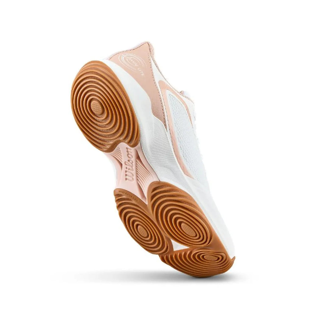 Chaussures padel Wilson Hurakn Lite blanc rose Mujer — vue détail 2
