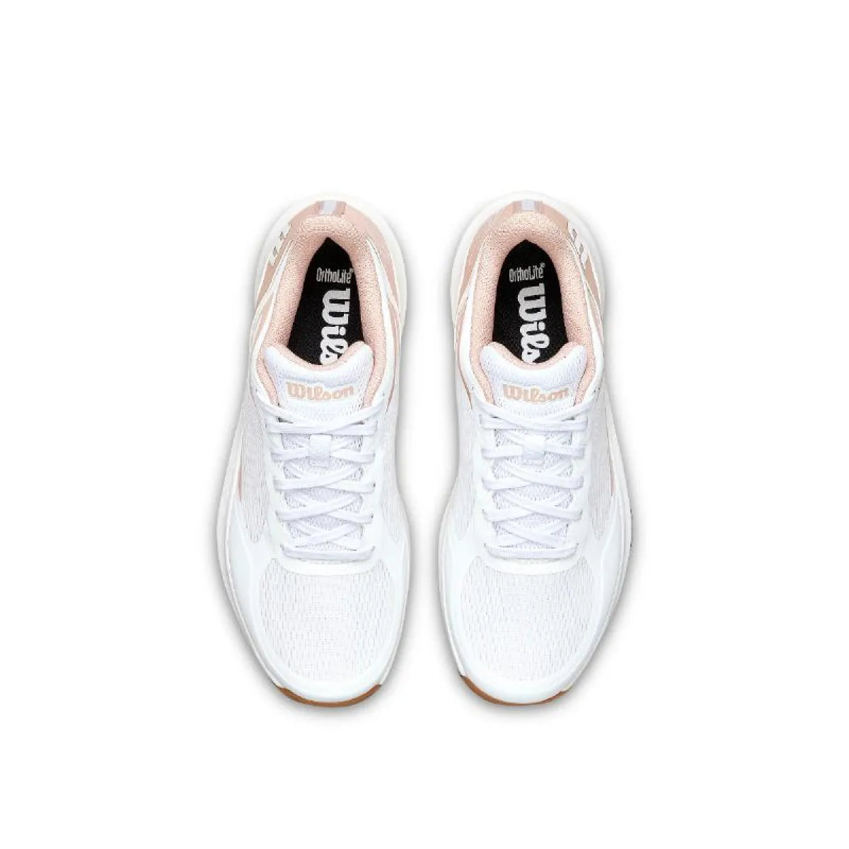 Chaussures padel Wilson Hurakn Lite blanc rose Mujer — vue en perspective