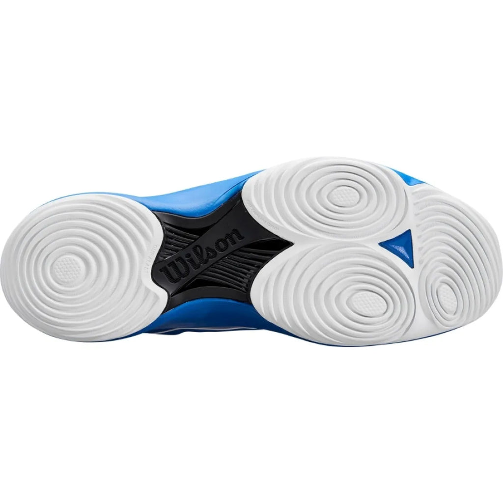 Chaussures padel Wilson Hurakn Lite bleu blanc — vue de profil