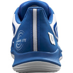 Chaussures padel Wilson Hurakn Lite bleu blanc — vue en perspective