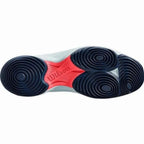 Chaussures padel Wilson Hurakn Pro blanc bleu — vue de profil