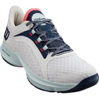 Chaussures padel Wilson Hurakn Pro blanc bleu — vue détail 1