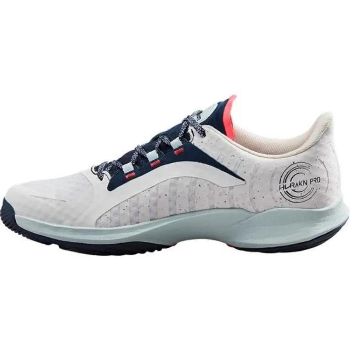 Chaussures padel Wilson Hurakn Pro blanc bleu Mujer — vue de profil 2