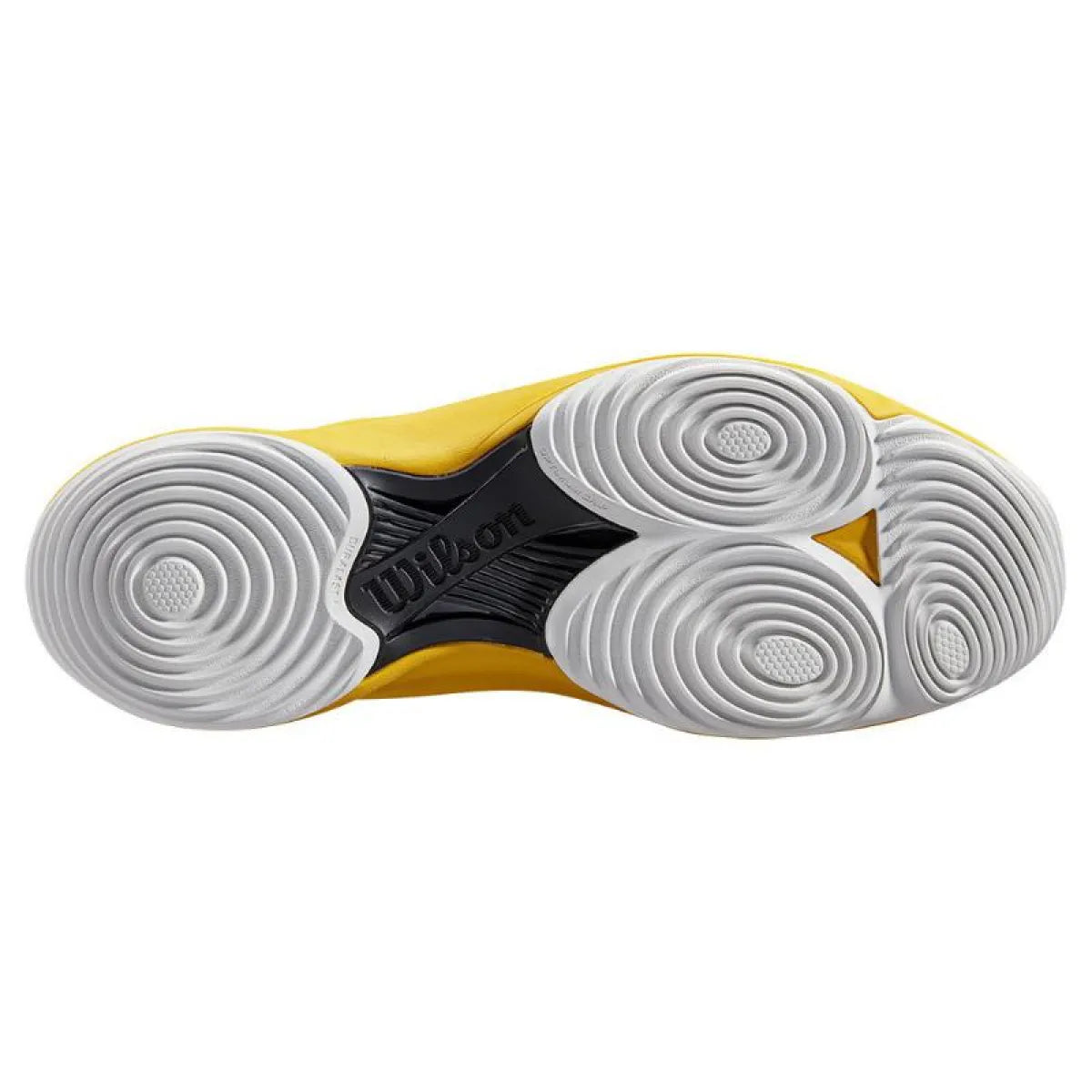 Chaussures padel Wilson Hurakn Pro blanc doré corail — vue de profil