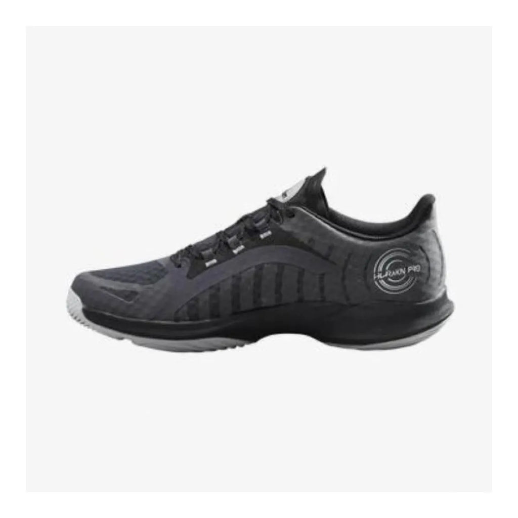 Chaussures padel Wilson Hurakn Pro noir blanc — vue de profil 2