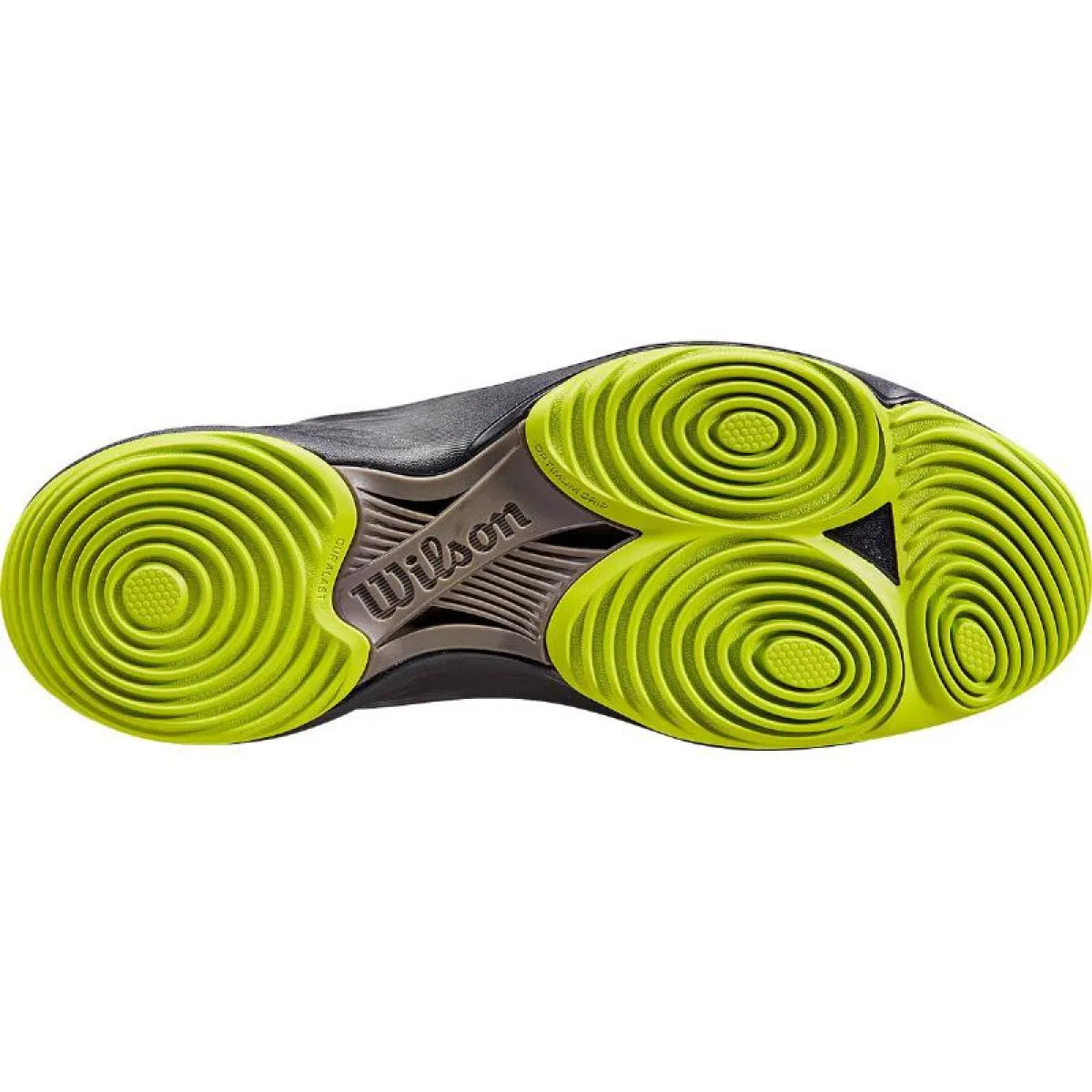 Chaussures padel Wilson Hurakn Pro noir vert lime — vue de profil