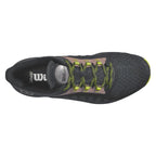 Chaussures padel Wilson Hurakn Pro noir vert lime — vue de détail 1