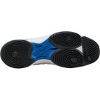 Chaussures padel Wilson Hurakn Pro V2 blanc bleu — vue de profil