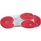 Chaussures padel femme Wilson Hurakn Pro V2 blanc rose Dubarry — vue de profil