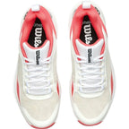 Chaussures padel femme Wilson Hurakn Pro V2 blanc rose Dubarry — vue détail 2