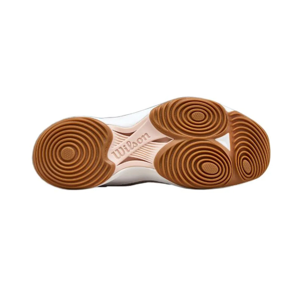 Chaussures padel Wilson Hurakn Pro V2 blanc rose Mujer — vue de profil