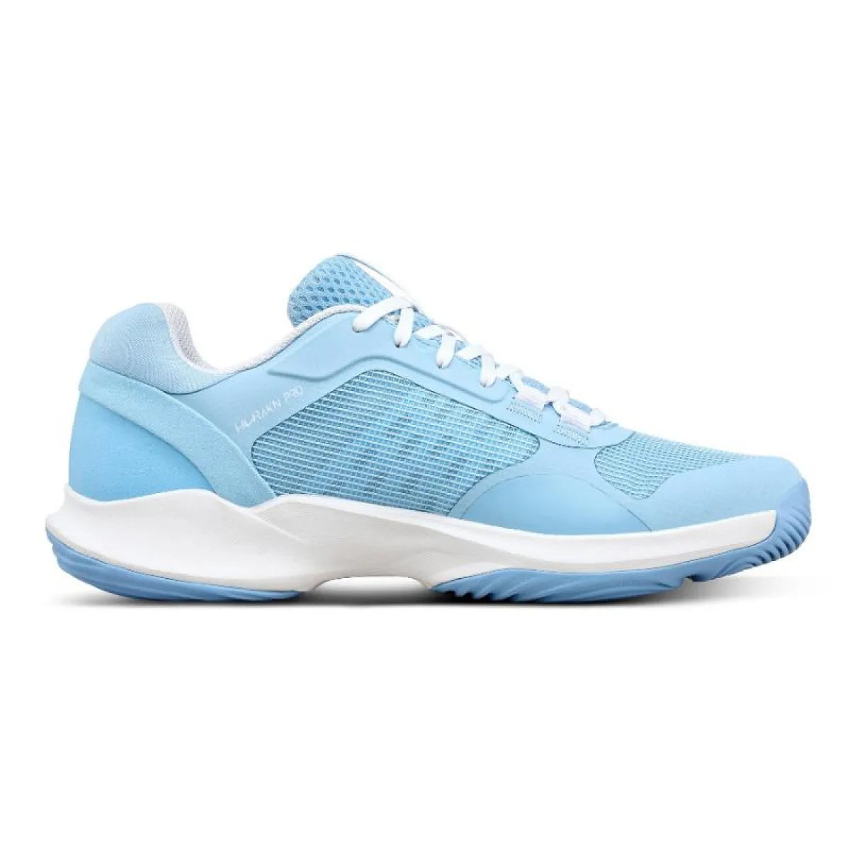 Chaussures padel femme Wilson Hurakn Pro V2 bleu clair blanc — vue de face