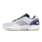 Chaussures padel Wilson Hurakn Pro V2 gris noir violet — vue de profil 2