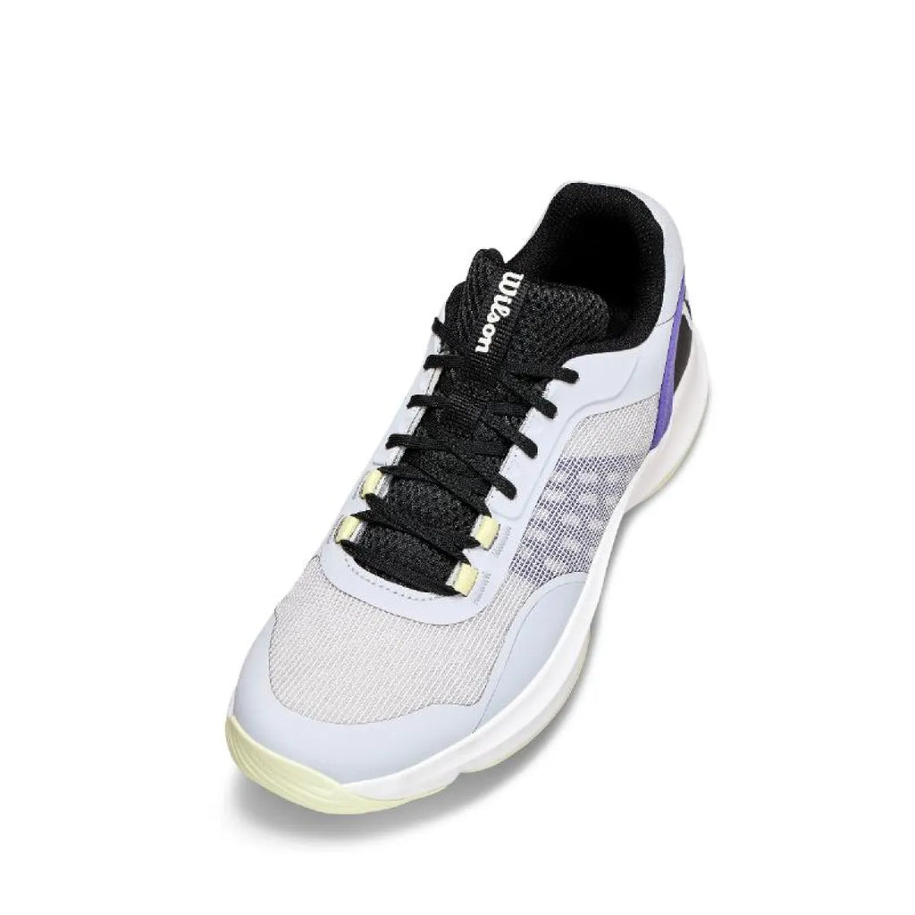 Chaussures padel Wilson Hurakn Pro V2 gris noir violet — vue détail 1