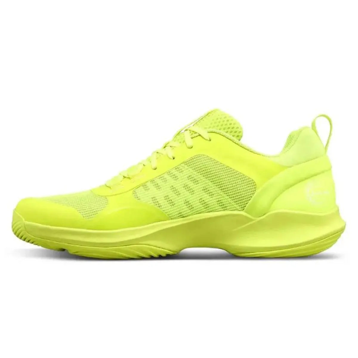 Chaussures padel Wilson Hurakn Pro V2 jaune Fluor blanc Mujer — vue de profil 2