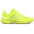 Chaussures padel Wilson Hurakn Pro V2 jaune Fluor blanc Mujer — vue de face