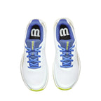 Chaussures padel Wilson Intrigue Lite blanc bleu Amparo Mujer — vue de dessus