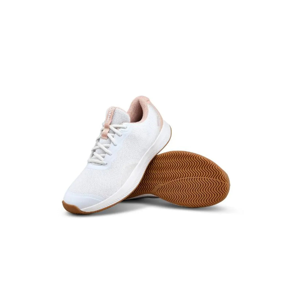 Chaussures padel Wilson Intrigue Lite blanc rose Mujer — vue de dessus