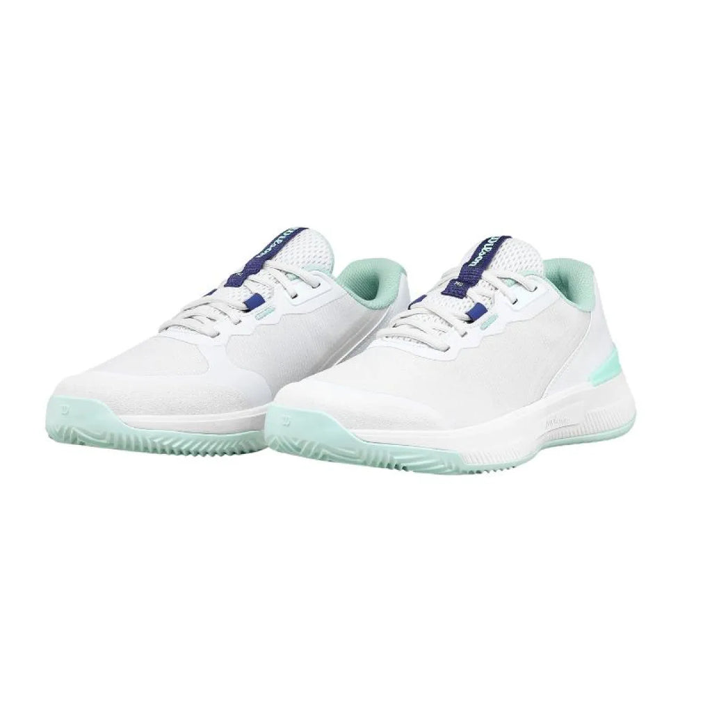 Chaussures padel Wilson Intrigue Pro Clay blanc Mujer — vue de dos