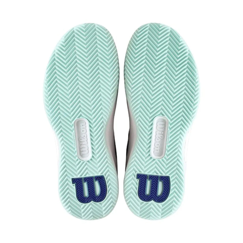 Chaussures padel Wilson Intrigue Pro Clay blanc Mujer — vue de dessus