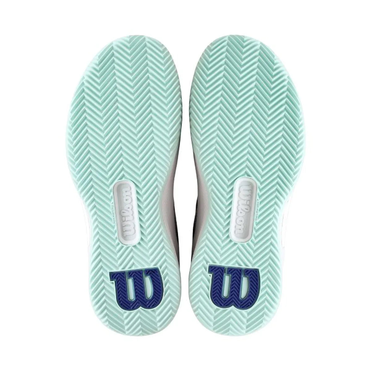 Chaussures padel Wilson Intrigue Pro Clay blanc Mujer — vue de dessus
